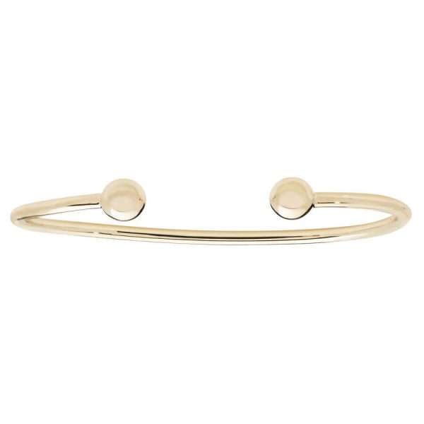 Ladies Solid Torc 9ct Yellow Gold Bangle