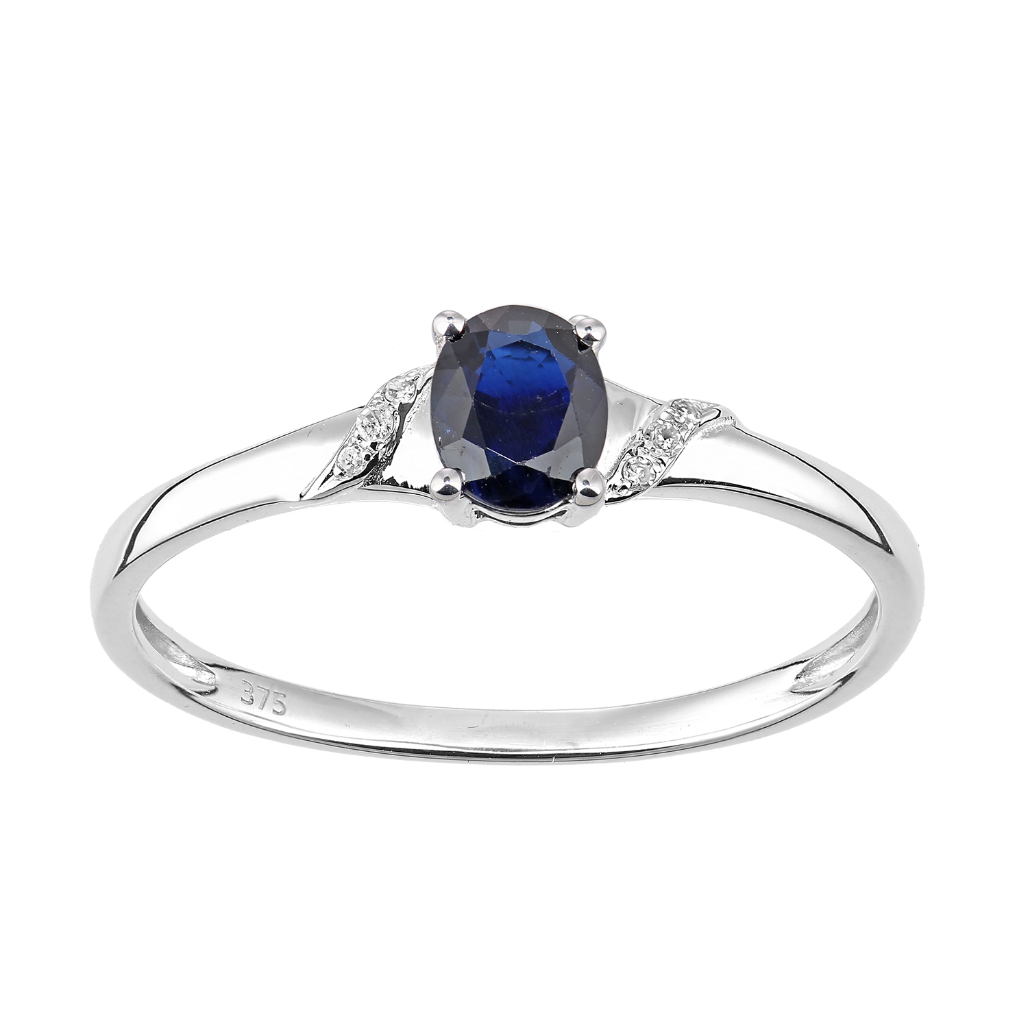 Twisted on sale sapphire ring