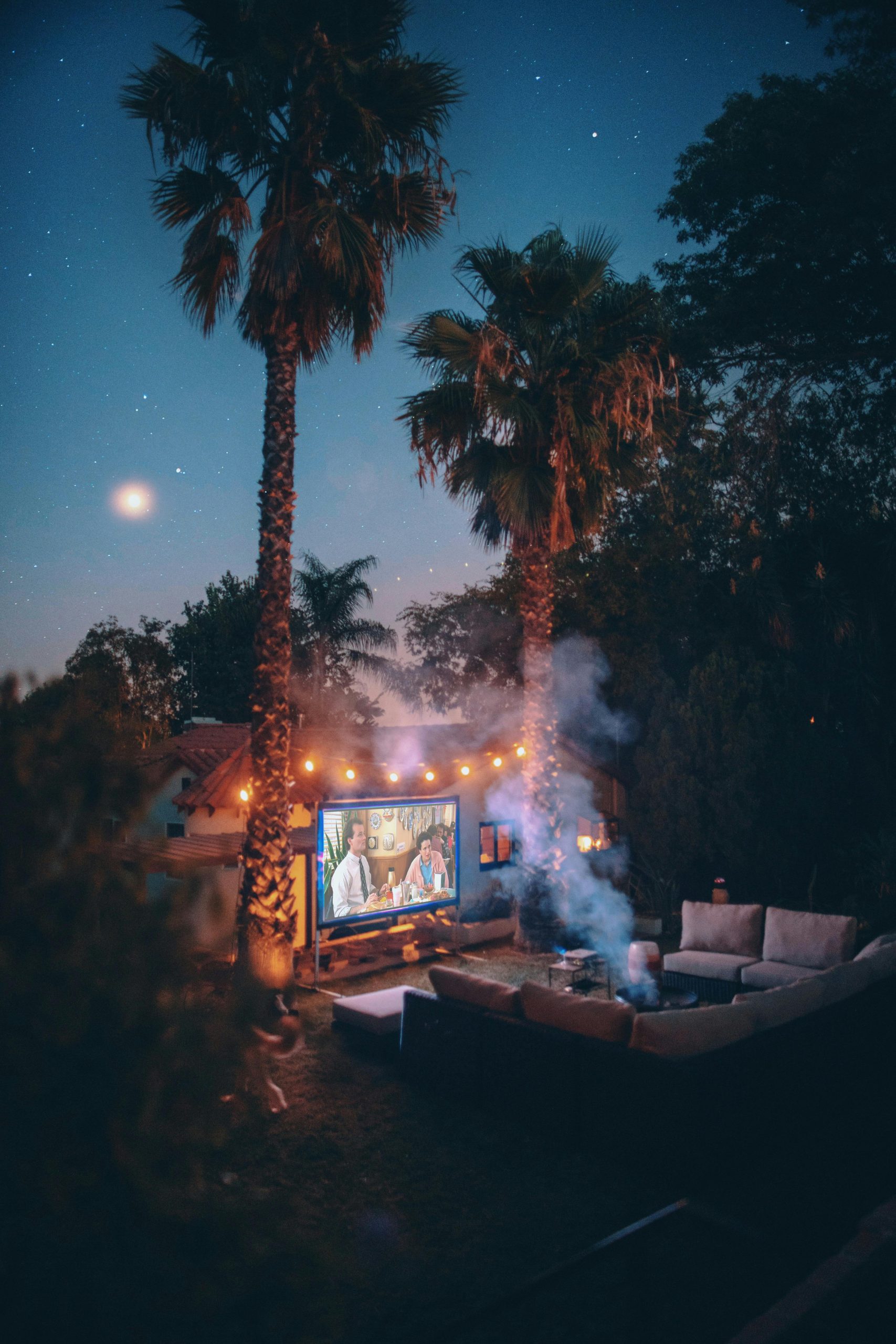 backyard movie night